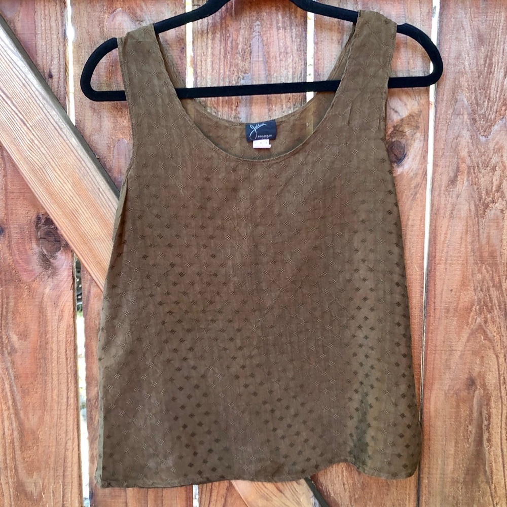 Silky vintage boho tank top